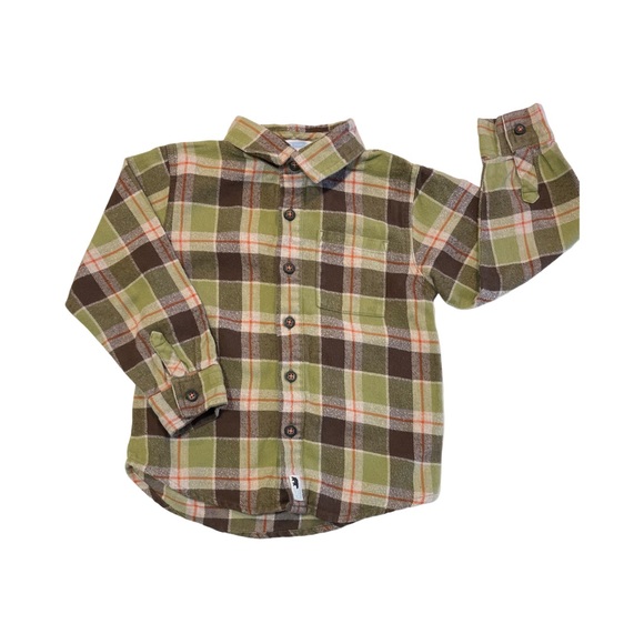 Janie and Jack Alpine Chalet Flannel Shirt 4T - Picture 1 of 3